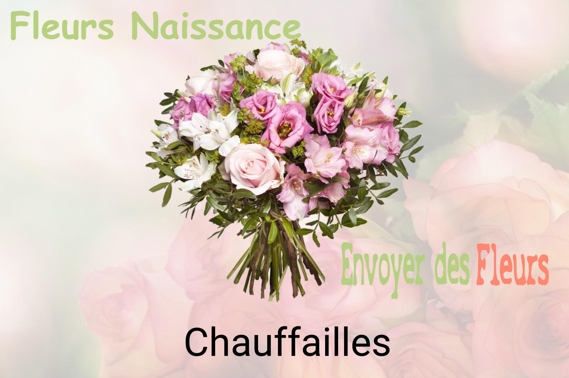 Bouquet de fleurs de naissance livré à Chauffailles